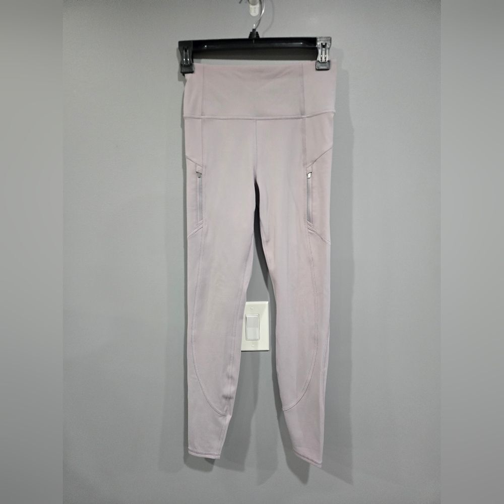 🐢 Athleta Rainier High Rise Leggings. Like New. Warm Leggings!   Size XS